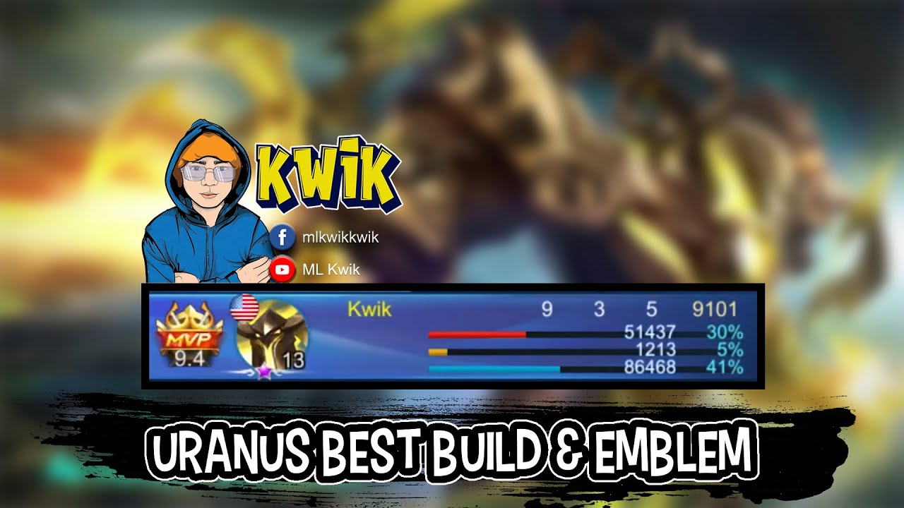 URANUS BEST BUILD 2020 - MOBILE LEGENDS BANG BANG