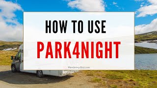 How to use Park4Night app on laptop, phone or iPad screenshot 1