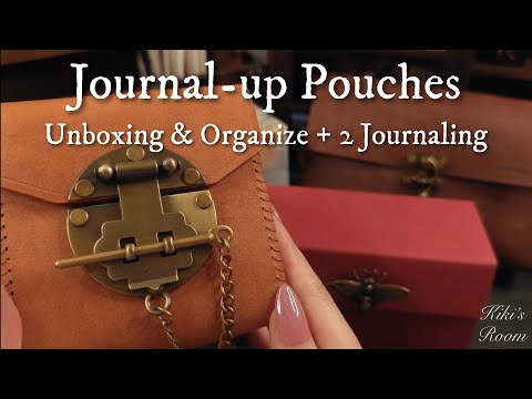 🌹Unboxing & Organize + 2 Journaling｜コラージュ素材収納🕊‎Journal