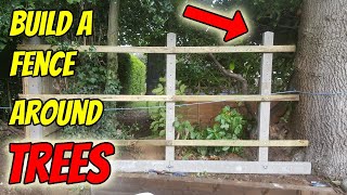 Build a PERFECT Fence Around a Tree (Full Guide)