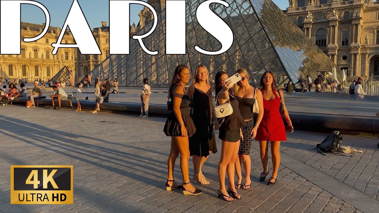 [🇫🇷Paris France 4K 120FPS Walking Tour] Paris Summer Evening Walk  12/JULY/2025
