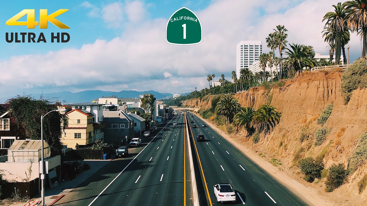 California Pacific Coast Highway Scenic Drive 4K | Huntington Beach to ...