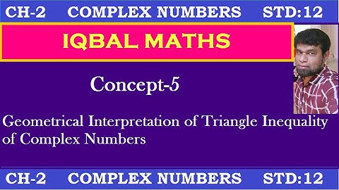 TN Class 12 Maths New Syllabus Concept-5 Chapter-2 Complex Numbers கலப்பு எண்கள்