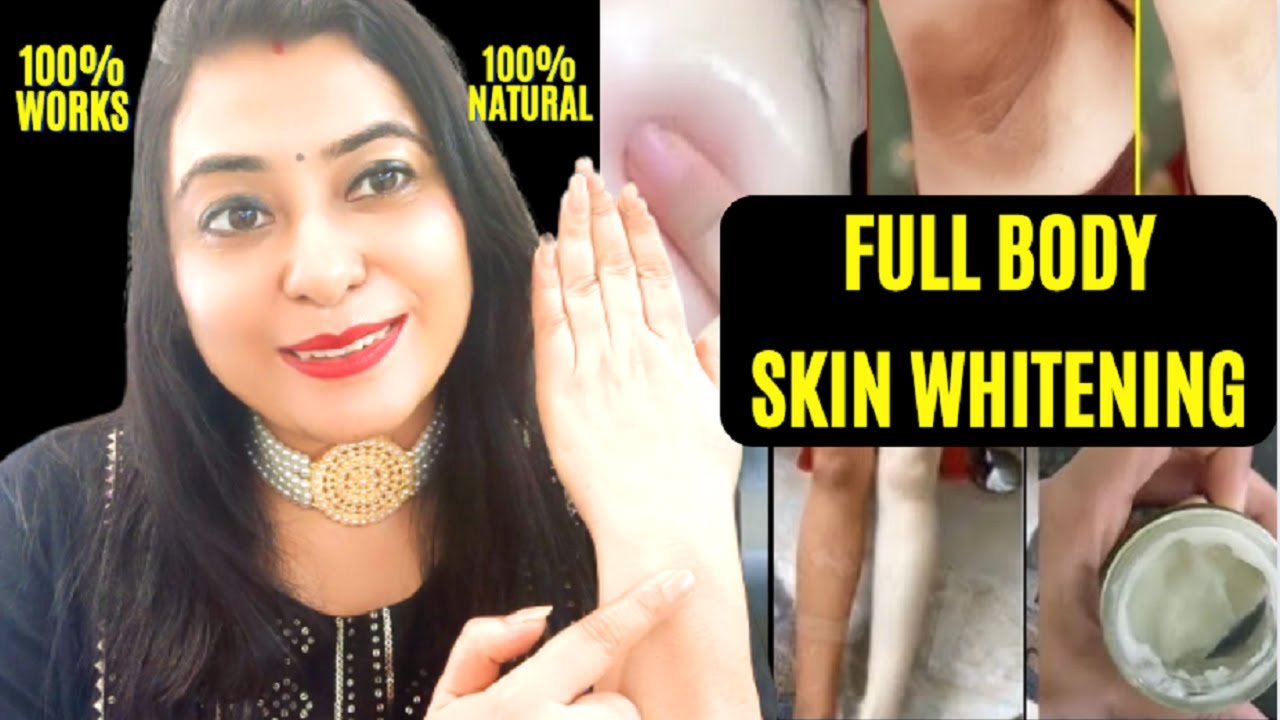 नहाने से 5 मिनट पहले लगाया चेहरा,हाथ पैर,गर्दन,अंडरआर्म्स का कालापन जड़ से खत्म👌 दूध जैसा गोरा बनाये