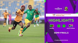 Zambia 🆚 South Africa TotalEnergies Women's Africa Cup of Nations 2022 - Semi Final