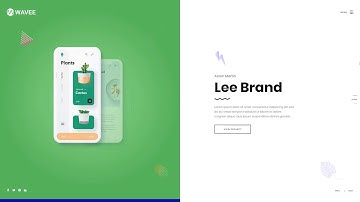 Home Split Landing Page Demo | Wavee Creative Portfolio WordPress Theme | Parallax