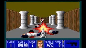 Wolfenstein 3D: Ultimate Challenge (Custom Level Mod) - Episode 2 Floor 1