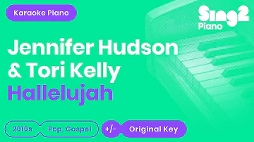 Hallelujah - Jennifer Hudson, Tori Kelly | Sing (Piano Karaoke)