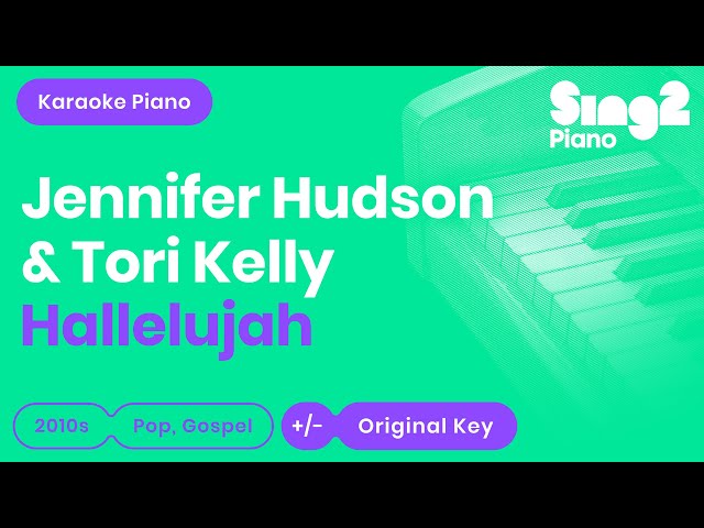 Hallelujah - Jennifer Hudson, Tori Kelly | Sing (Piano Karaoke) class=