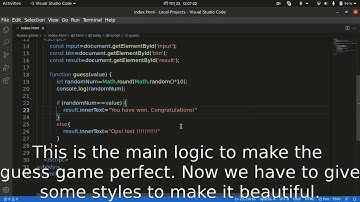 #guess #guessgame #guessjs creating a guess game using html, css and js for beginners
