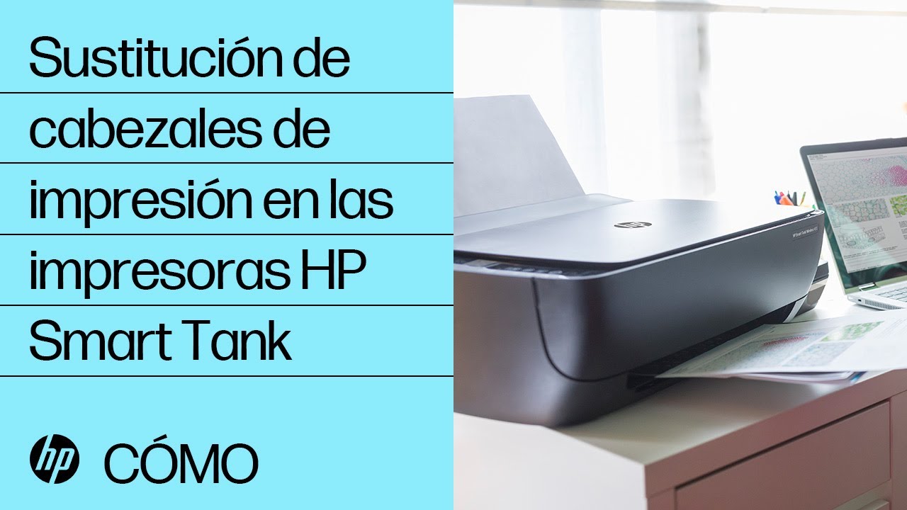 Sustitución de cabezales de impresión en las impresoras HP Smart Tank -  YouTube