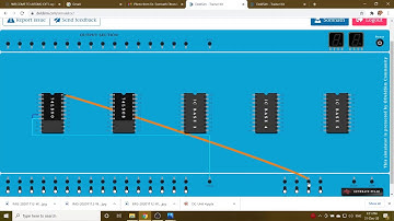 Demonstration of mod 5 counter using IC 74LS90