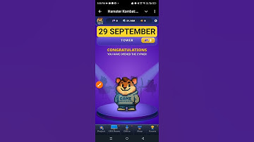 Hamster Kombat Dev Game Daily Cipher 29 September | Hamster Kombat Daily Cipher Code | Daily Combo