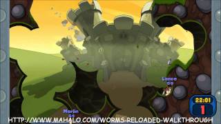 Worms Reloaded Walkthrough - Mission 34 - Part 2