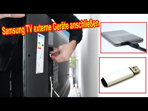 Video: Wie verbinde ich einen USB-Stick mit meinem Samsung Smart TV?
