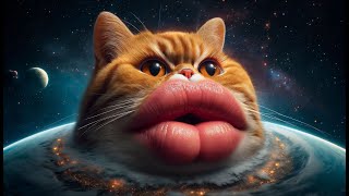 Cat Makes BIG Lips with Hyaluronic Acid 👄 #cat #cutecat #aicat