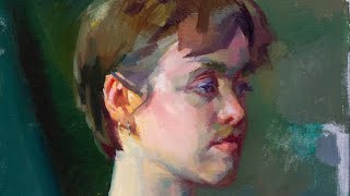 Color and Portrait Painting from Life Model