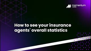 How to see your insurance agents' overall statistics easily with NowCerts AMS Momentum