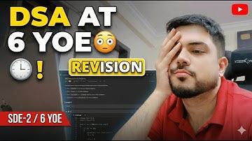 Why I’m Revising DSA Again After 6 Years as an SDE 😮‍💨! Be the part of my journey....😃