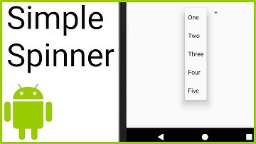 Text Spinner - Android Studio Tutorial
