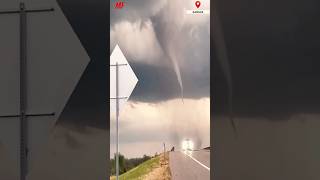 Huge Tornado Hits Highway!