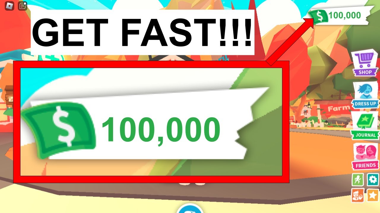 How To Get Bucks Fast In Adopt Me Without Doing Anything!!! YouTube