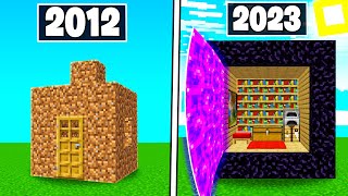Minecraft in 2012 vs 2023 cu Rafa!