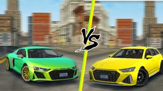 AUDI R8 Vs AUDI RS6🤯 Extreme car driving simulator 🥵 screenshot 5