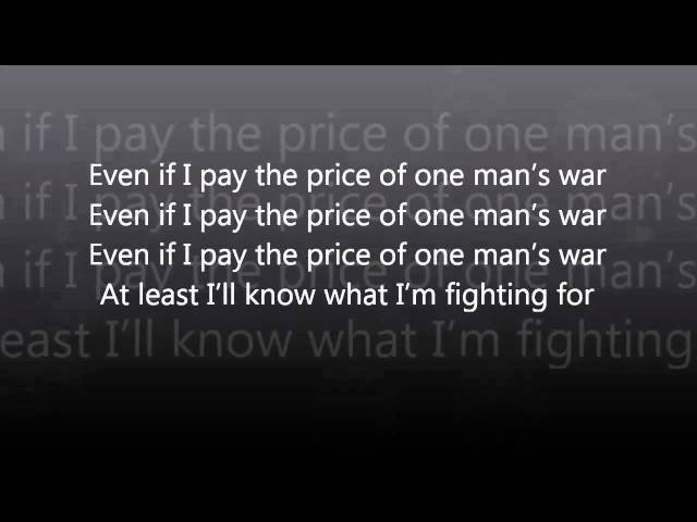 One Man's War by Aaron Hendra - Lyrics class=