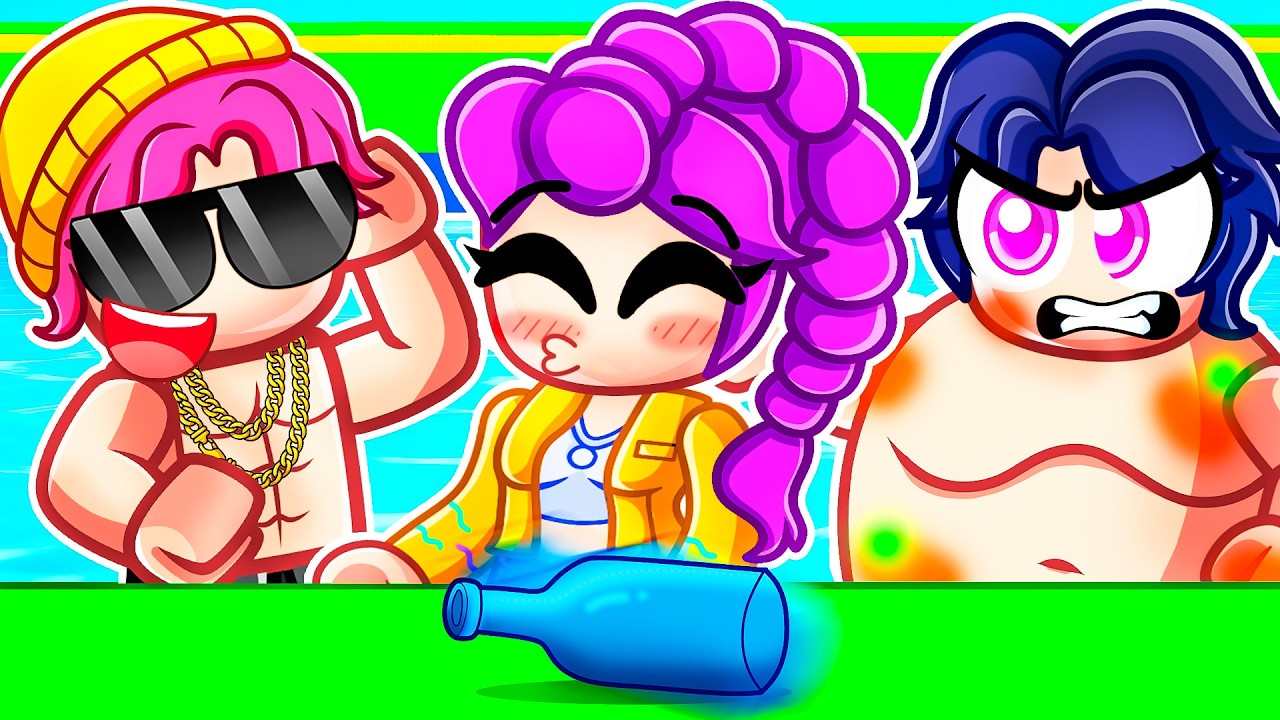 Rumi wollte KEINE FETTEN Saja Boys KÜSSEN in Roblox Flaschen drehen...