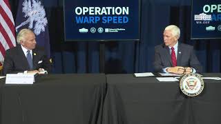 Vice President Pence Leads a Vaccine Distribution Roundtable