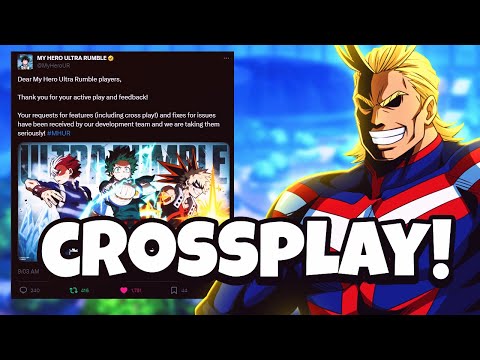 The Crossplay Issue In My Hero Ultra Rumble 