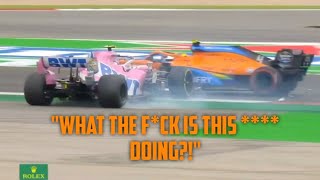 Lando Norris Team Radio after Big Spin with Stroll | 2020 Portugal GP