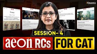 Aeon essays for CAT | Advanced RC Practice for CAT 2026 | Episode 04