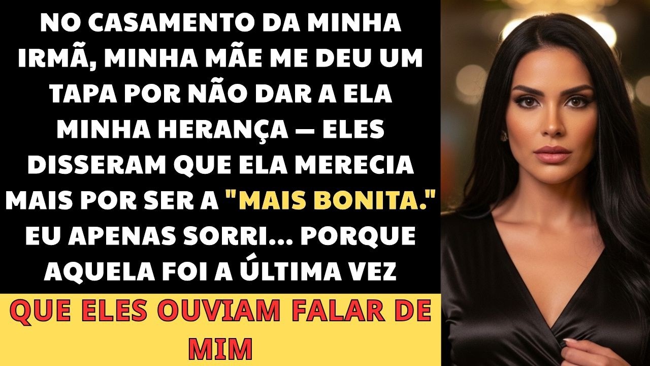 No dia do casamento da minha irmã, a minha mãe deu-me um tapa na cara porque me recusei a dar-lhe metade da herança que a minha avó me deixou. "Sua egoísta", gritou ela, enquanto os convidados...