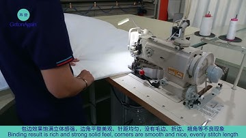 quilts edge binding machine video