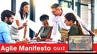 🔥🔥A Short Agile Manifesto Quiz (Basics) PMP Exam Prep