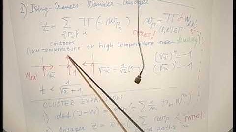 Prof. Milos Zahradnik | A simple resummation method for cluster expansions