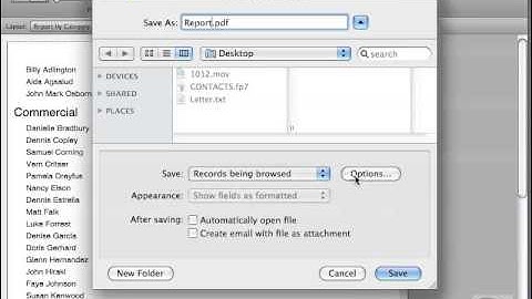 FileMaker Tutorial - 111 - Viewing a Report