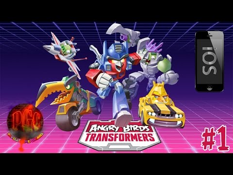 [iOS] Angry Birds Transformers прохождение - Серия 1 [Трансформенные птички!]