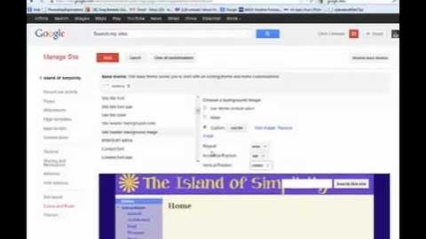 Adding banners to Google sites