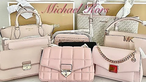 💝Michael Kors Unboxing | Pink Leather Handbags | Lita SoHo Maisie Karlie Bradshaw Jet Set Sienna💝