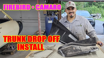 How To Install Trunk Drop Offs on a 1967 1968 1969 Pontiac Firebird or Chevy Camaro