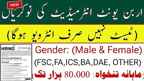 Urban Unit Jobs 2025 | Matric, Intermediate & Graduation | Complete Apply Online Guide