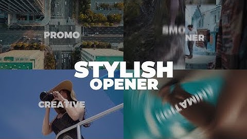 Stylish Opener DaVinci Resolve Templates