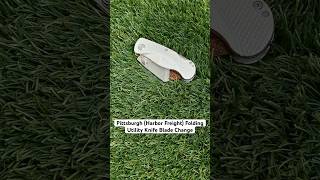Pittsburgh by Harbor Freight Utility Knife Blade Change | Oddly Satisfying ASMR Sounds | How to DIY