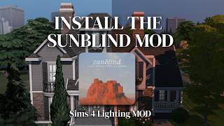 How to Install Sunblind Mod Sims 4 | Realistic Lighting Overhaul Tutorial screenshot 3