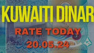 Kuwaiti Dinar Exchange Rate Today 20.05.24