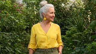 Natural Older Women Over 50 & 60 Elegant Fashion For Women Over 50