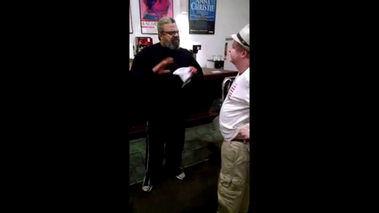 FERGUSON Playwright Accosted After Performance - YouTube